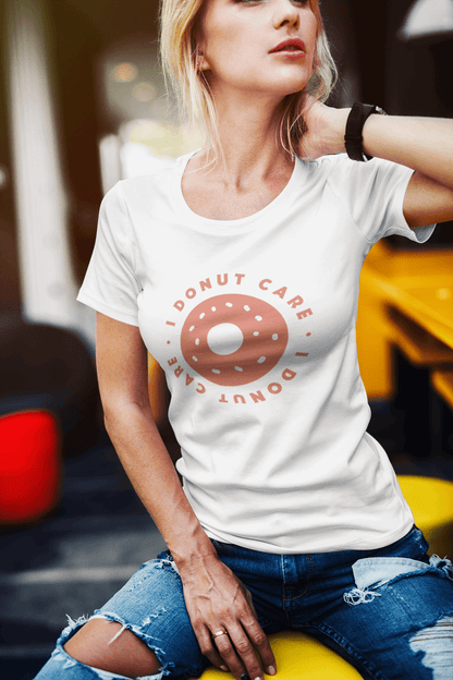 Donut Care - Women's Round Neck Half Sleeve Classic T-Shirt