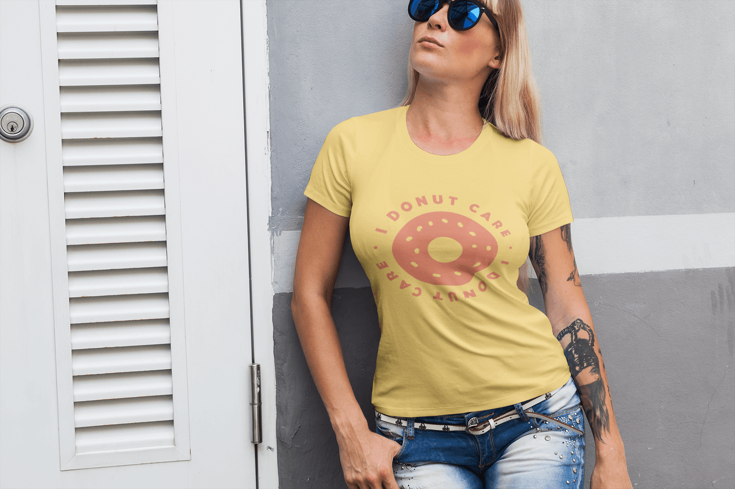 Donut Care - Women's Round Neck Half Sleeve Classic T-Shirt