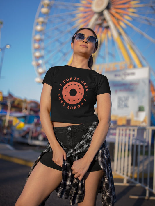 Donut Care - Women's Crop Top