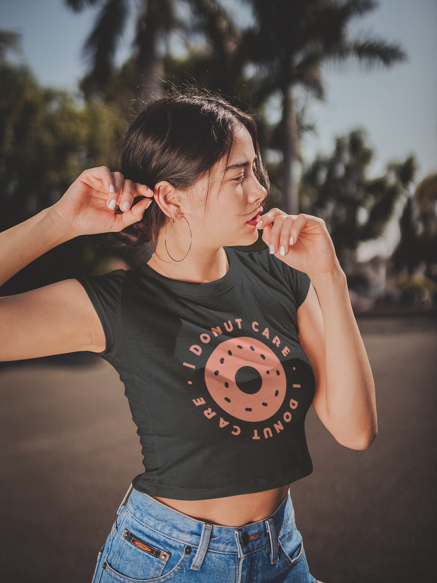 Donut Care - Women's Crop Top