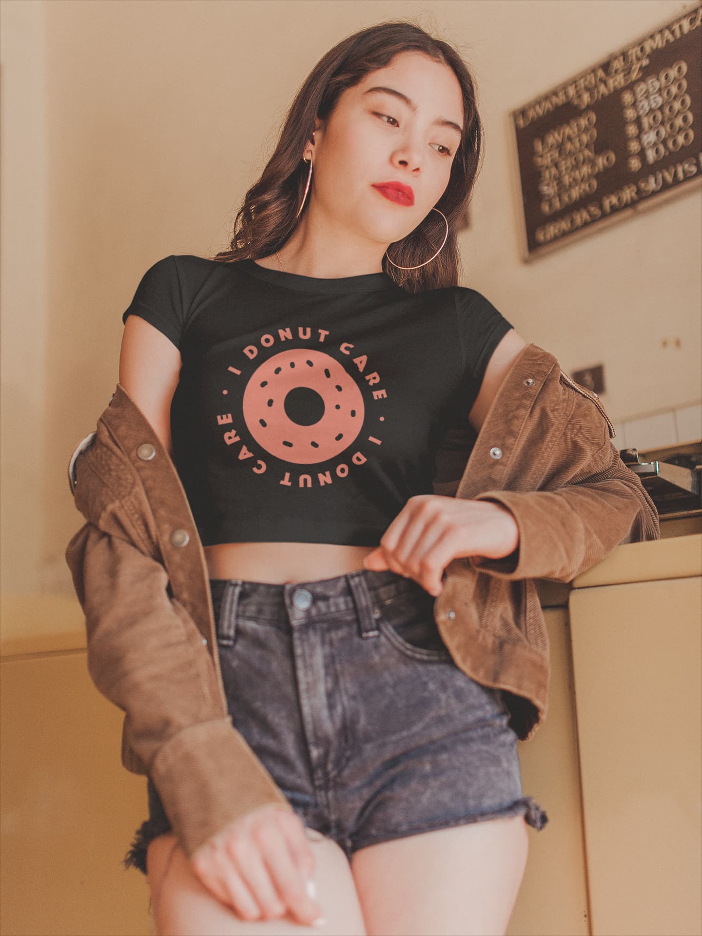 Donut Care - Women's Crop Top