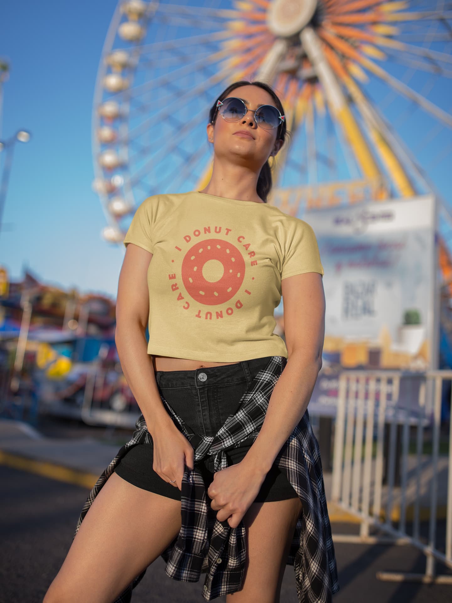 Donut Care - Women's Crop Top