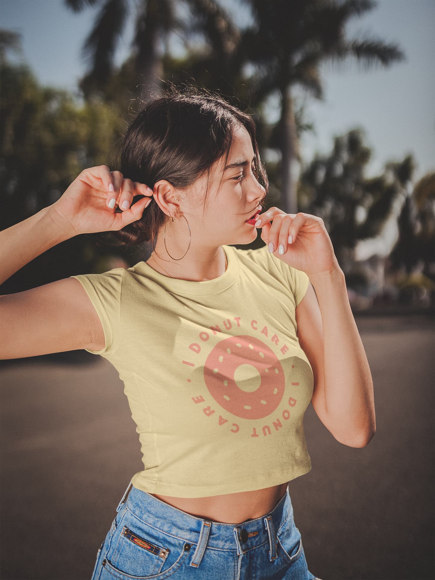 Donut Care - Women's Crop Top