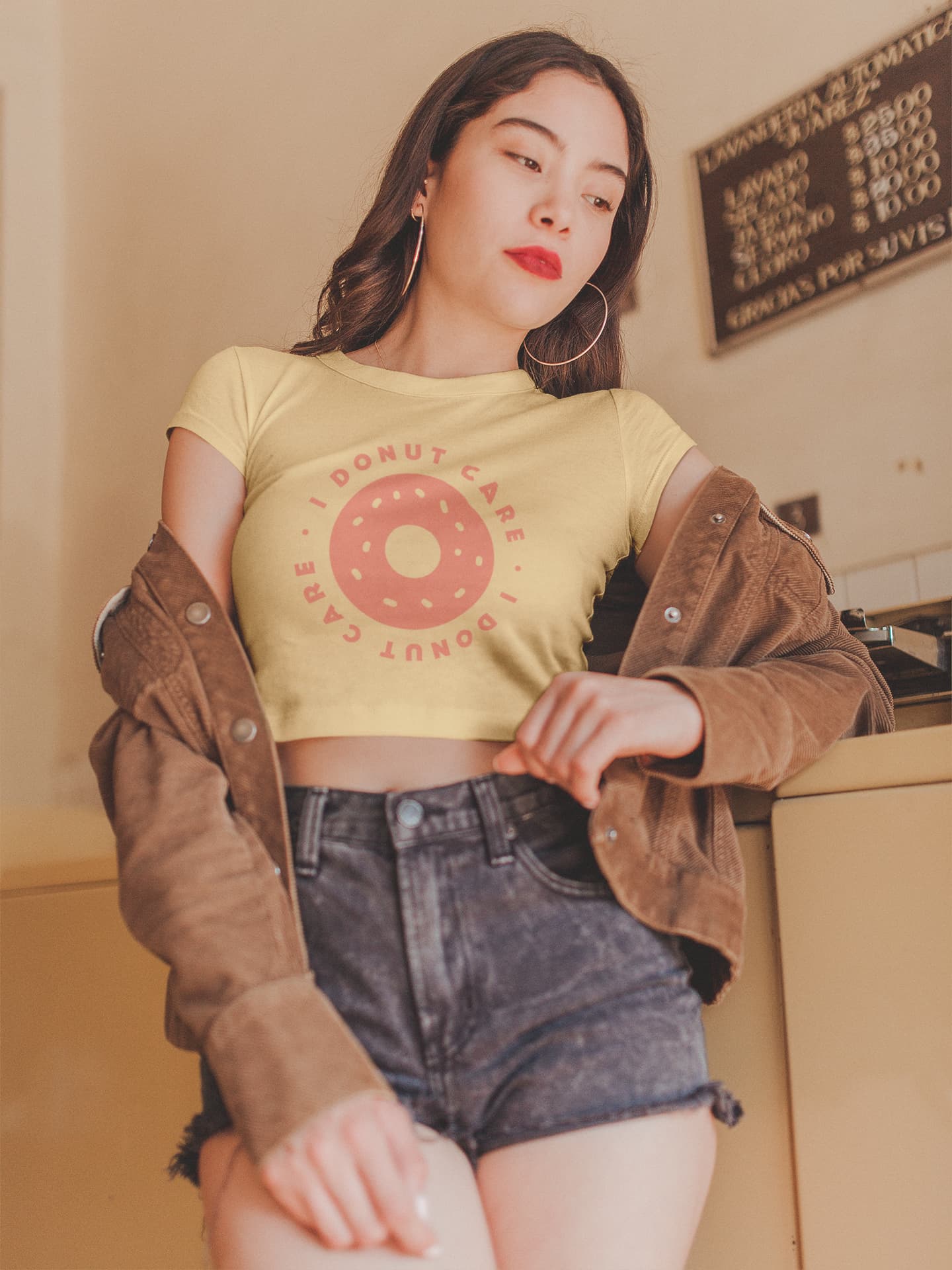 Donut Care - Women's Crop Top