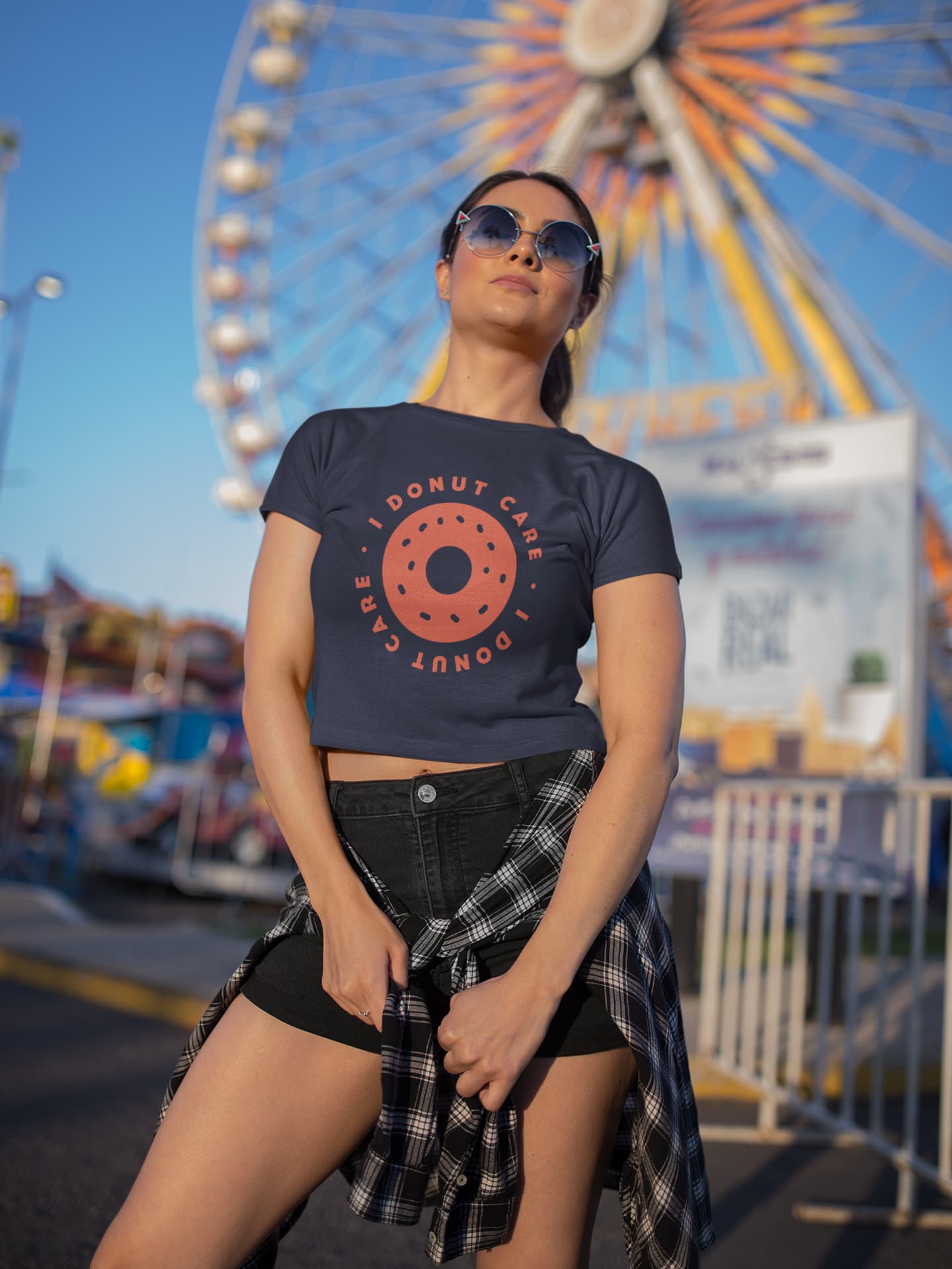Donut Care - Women's Crop Top
