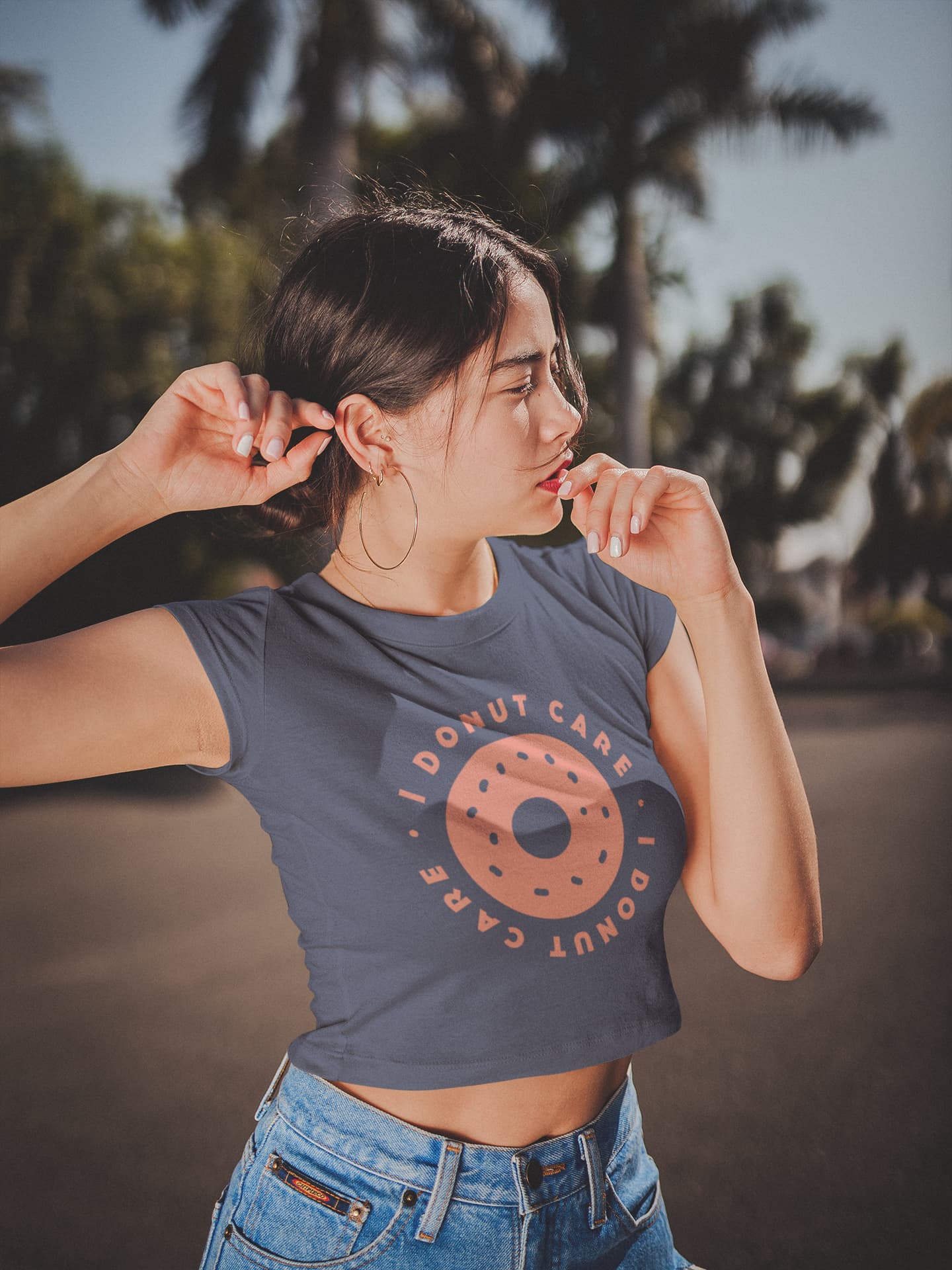 Donut Care - Women's Crop Top