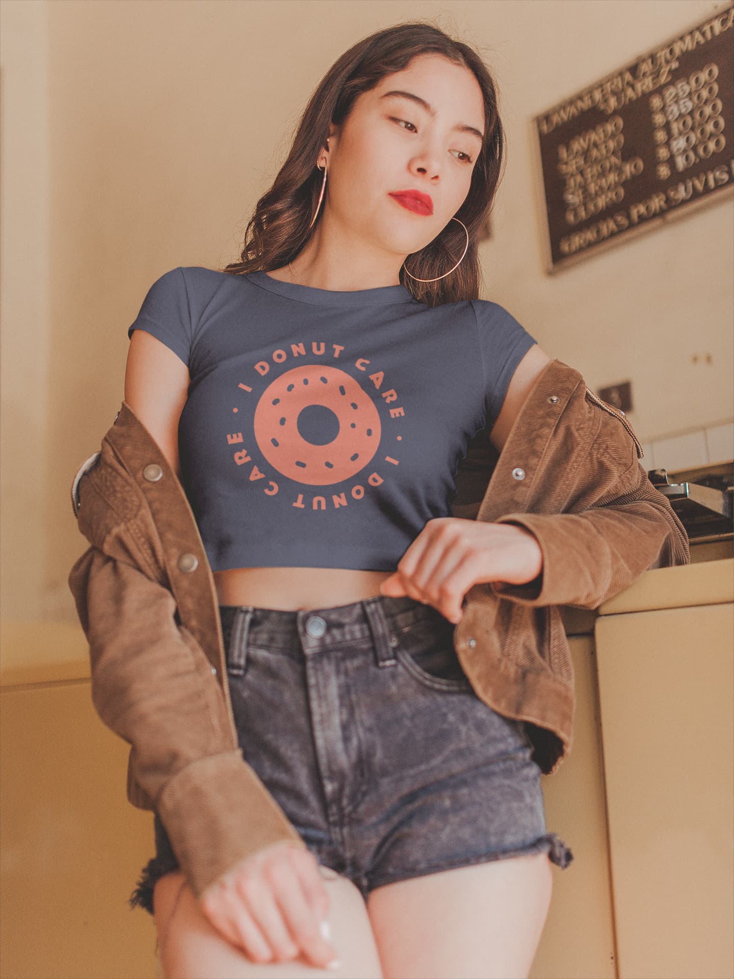 Donut Care - Women's Crop Top
