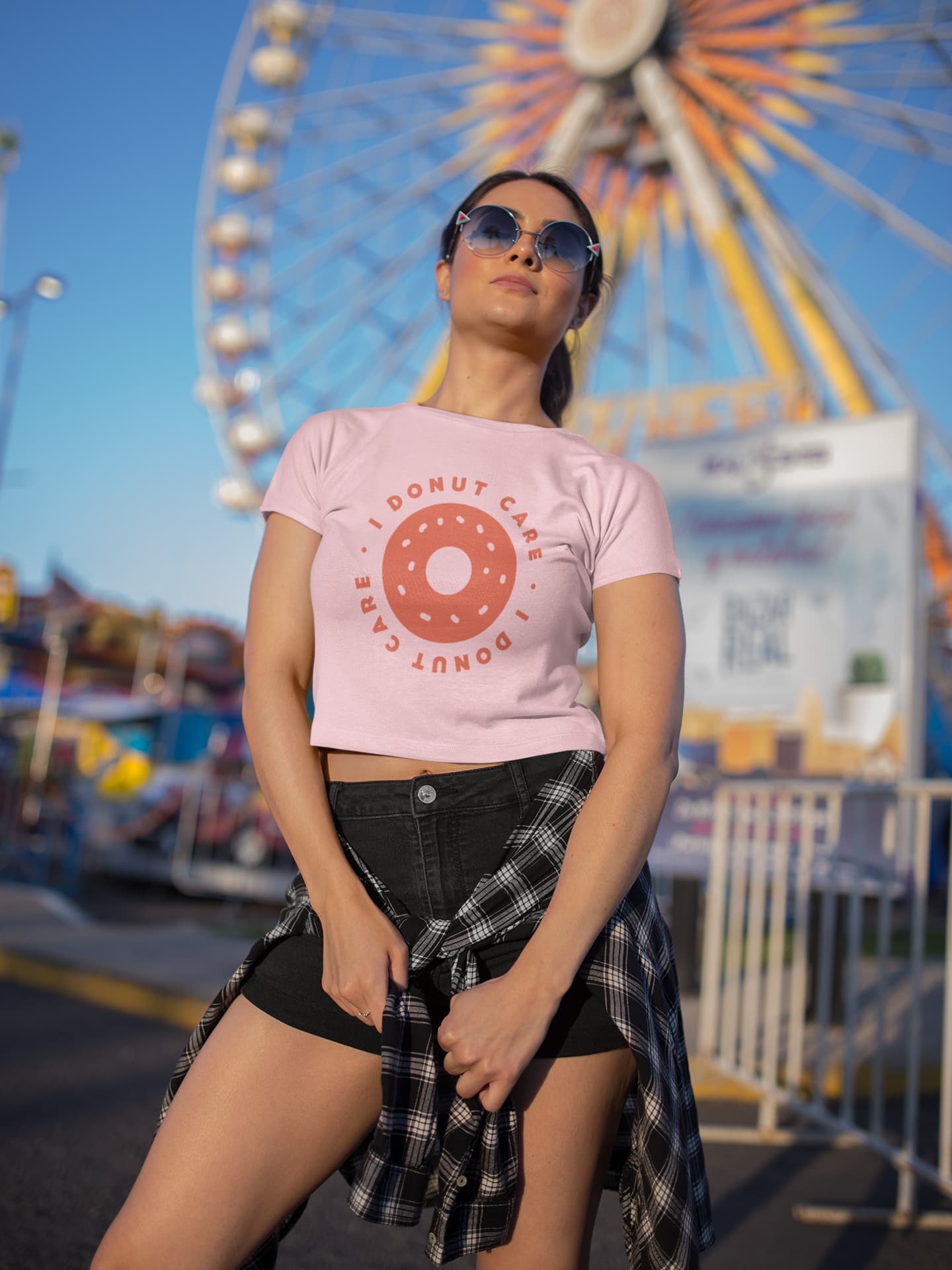 Donut Care - Women's Crop Top