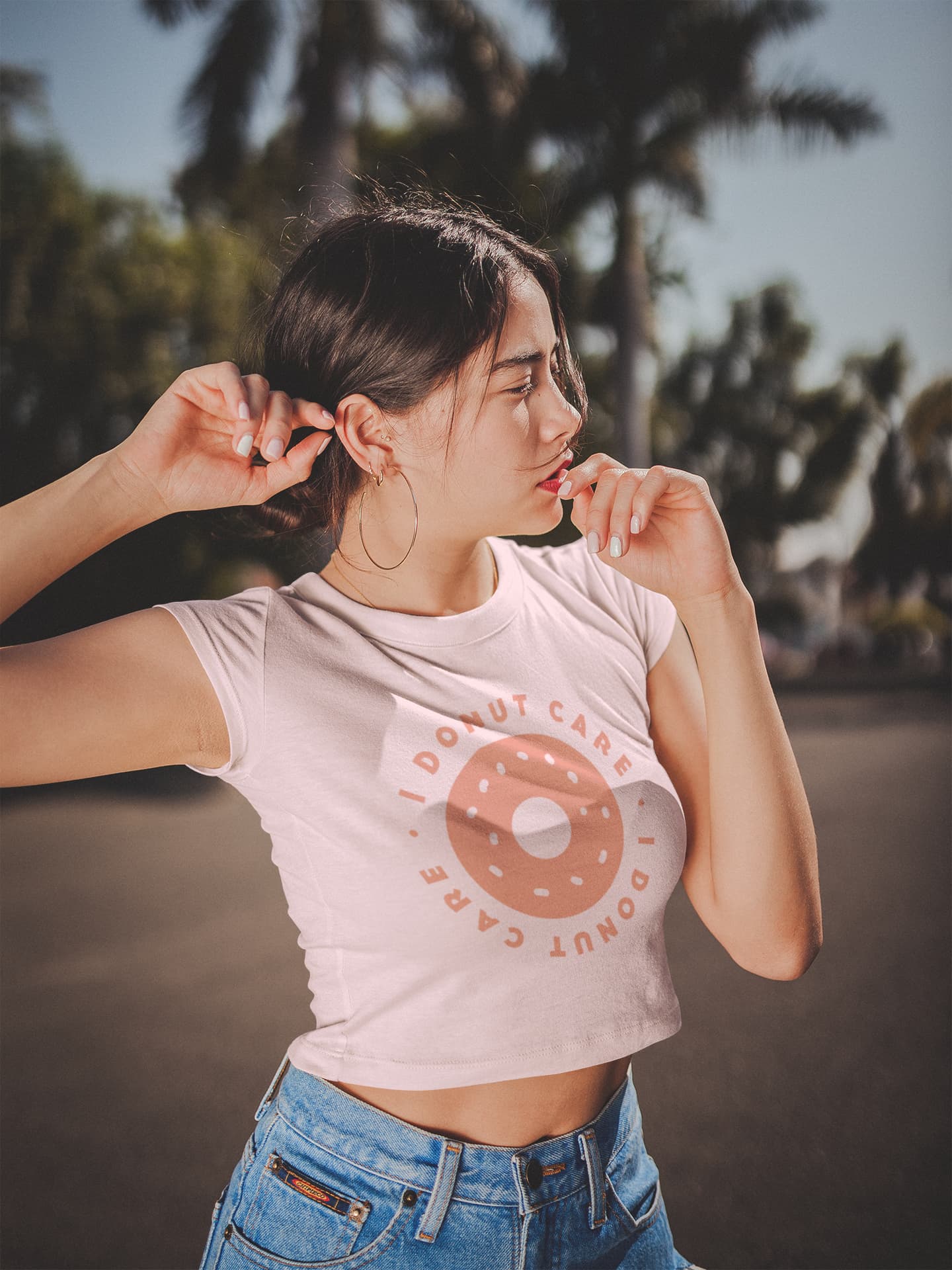 Donut Care - Women's Crop Top