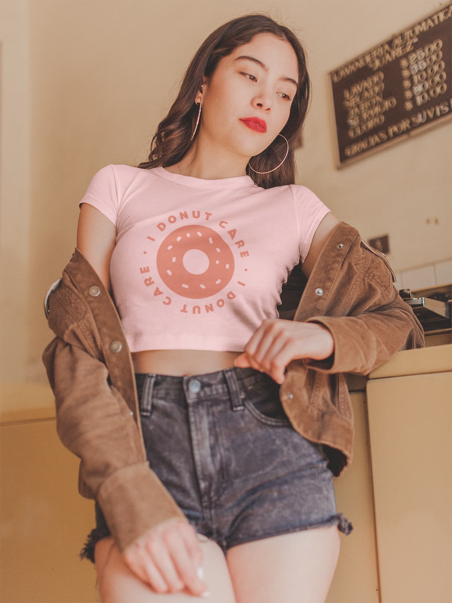 Donut Care - Women's Crop Top