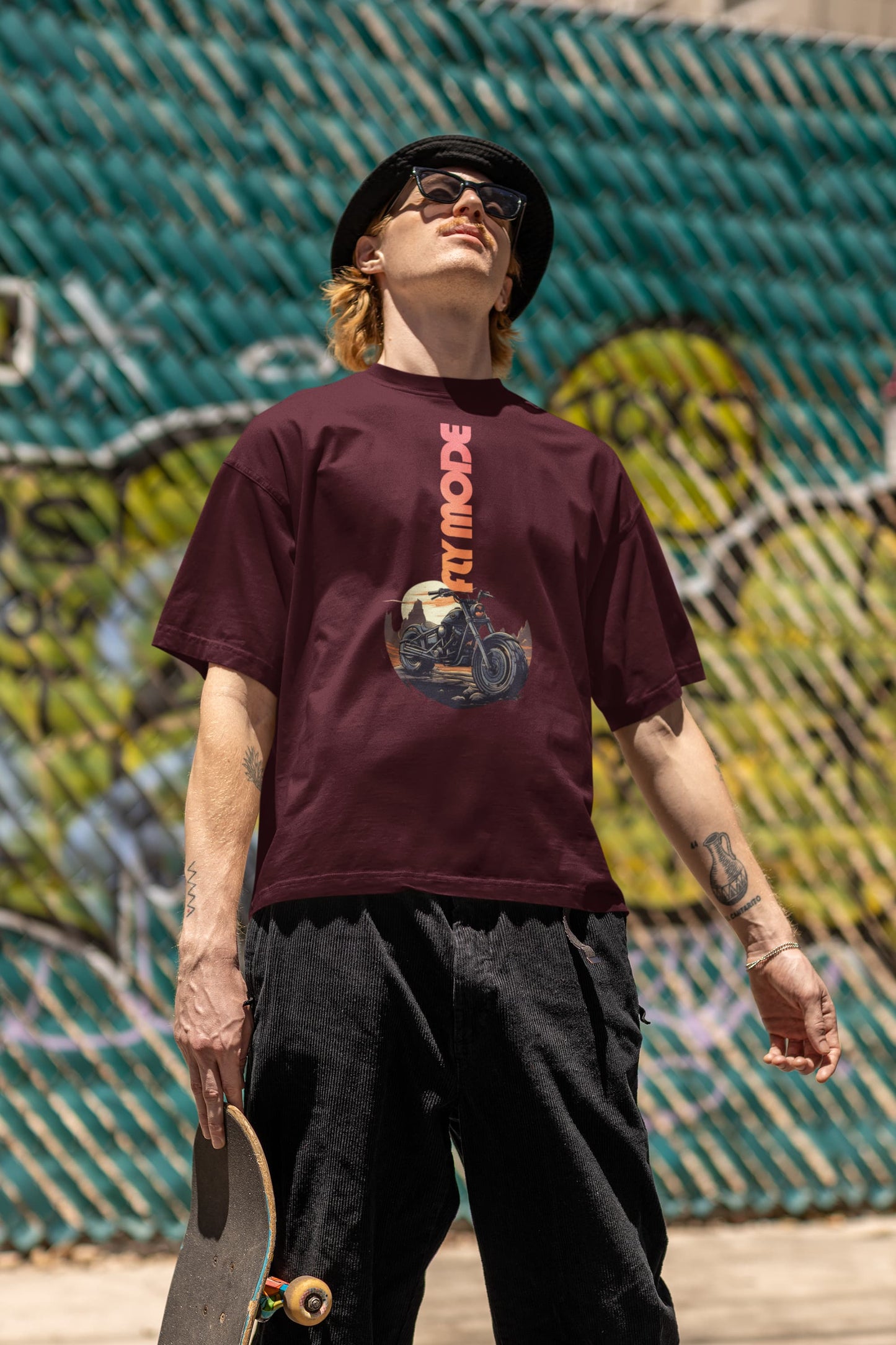 Fly Mode - Men's Biker Oversized Classic T-Shirt