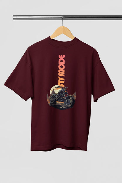 Fly Mode - Men's Biker Oversized Classic T-Shirt