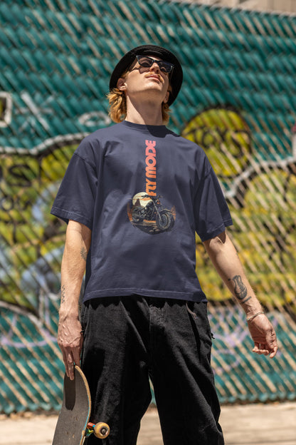 Fly Mode - Men's Biker Oversized Classic T-Shirt