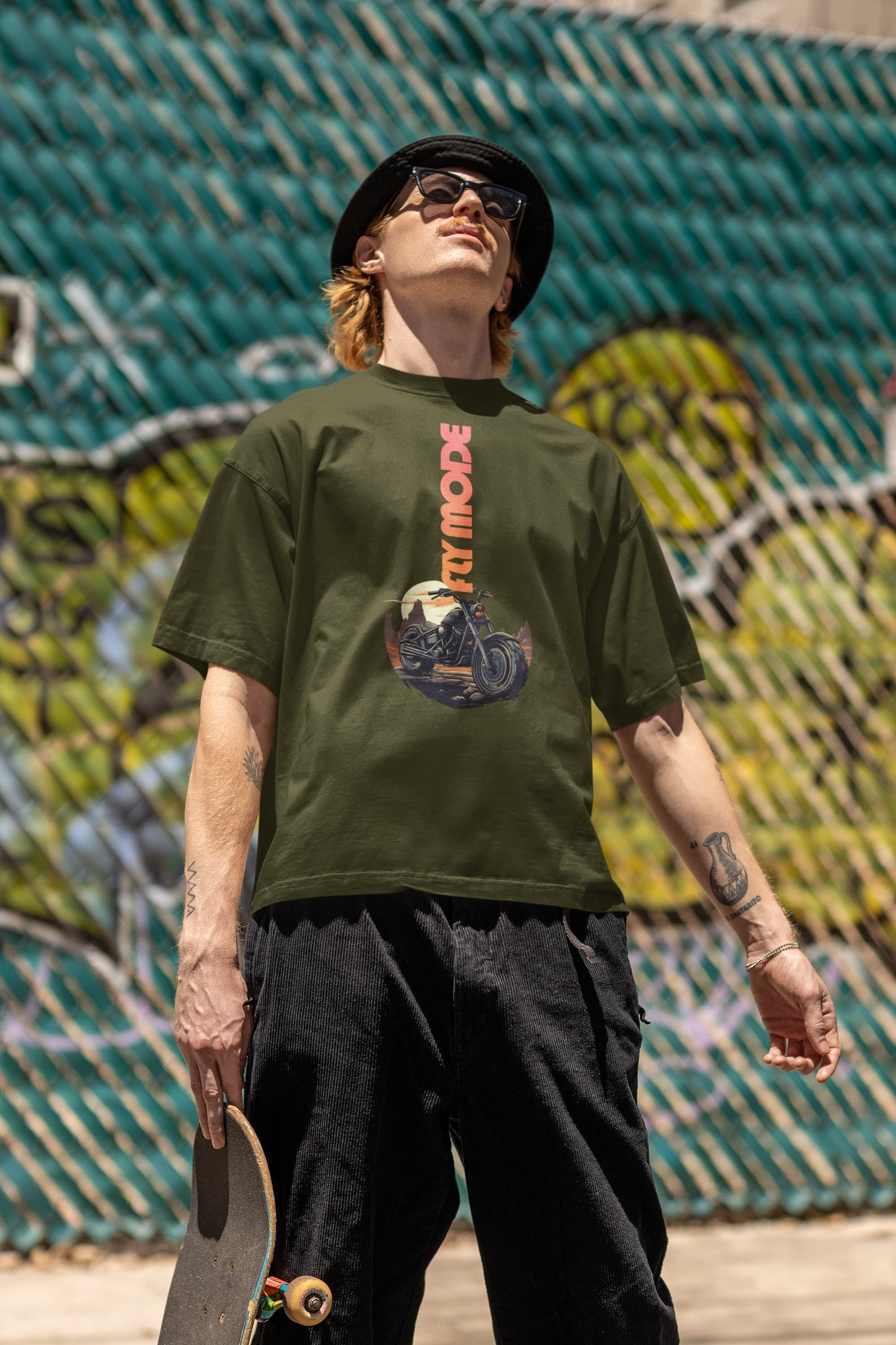 Fly Mode - Men's Biker Oversized Classic T-Shirt