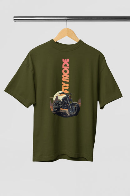 Fly Mode - Men's Biker Oversized Classic T-Shirt