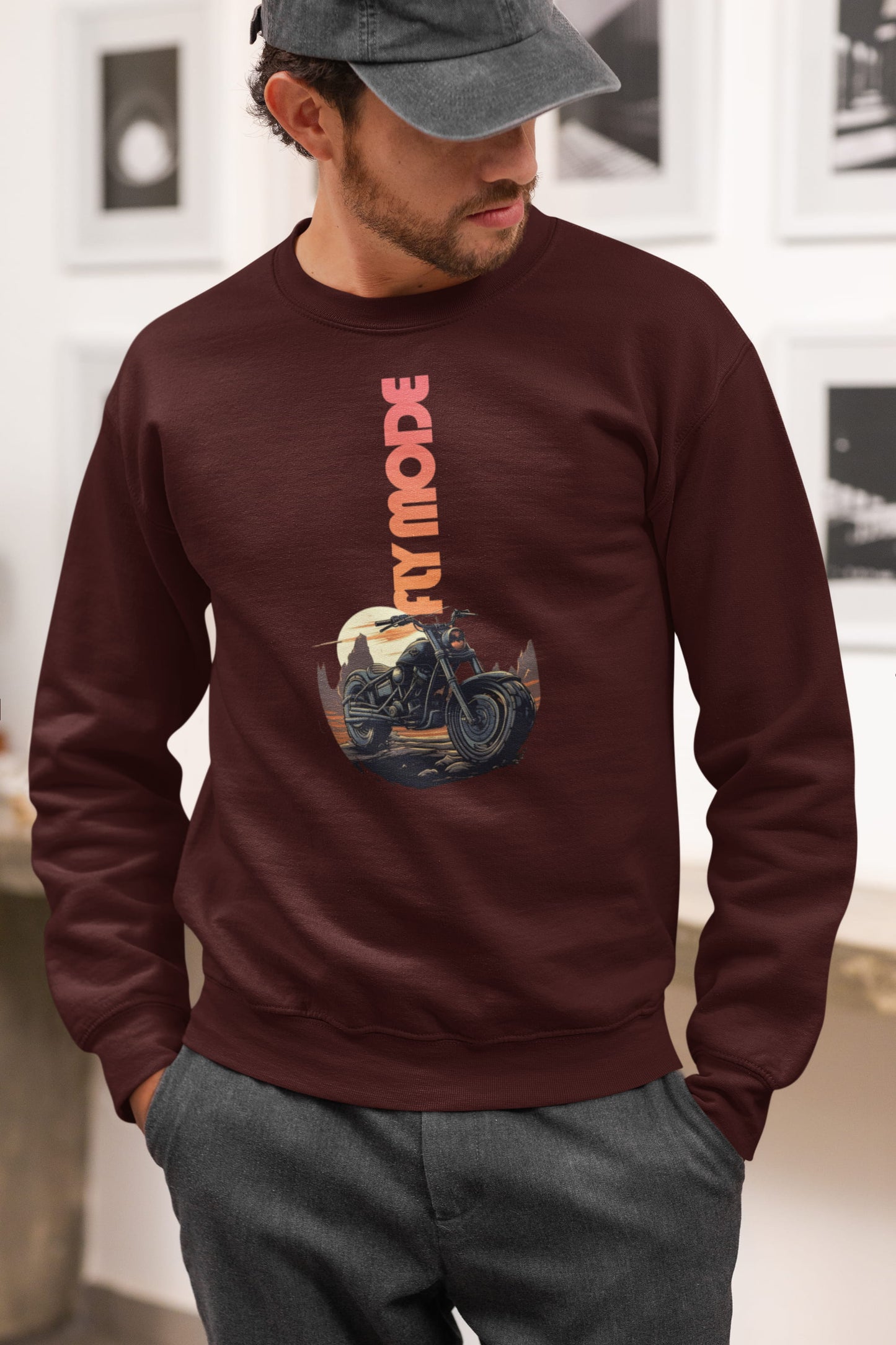 Fly Mode - Men's Printed Sweatshirt