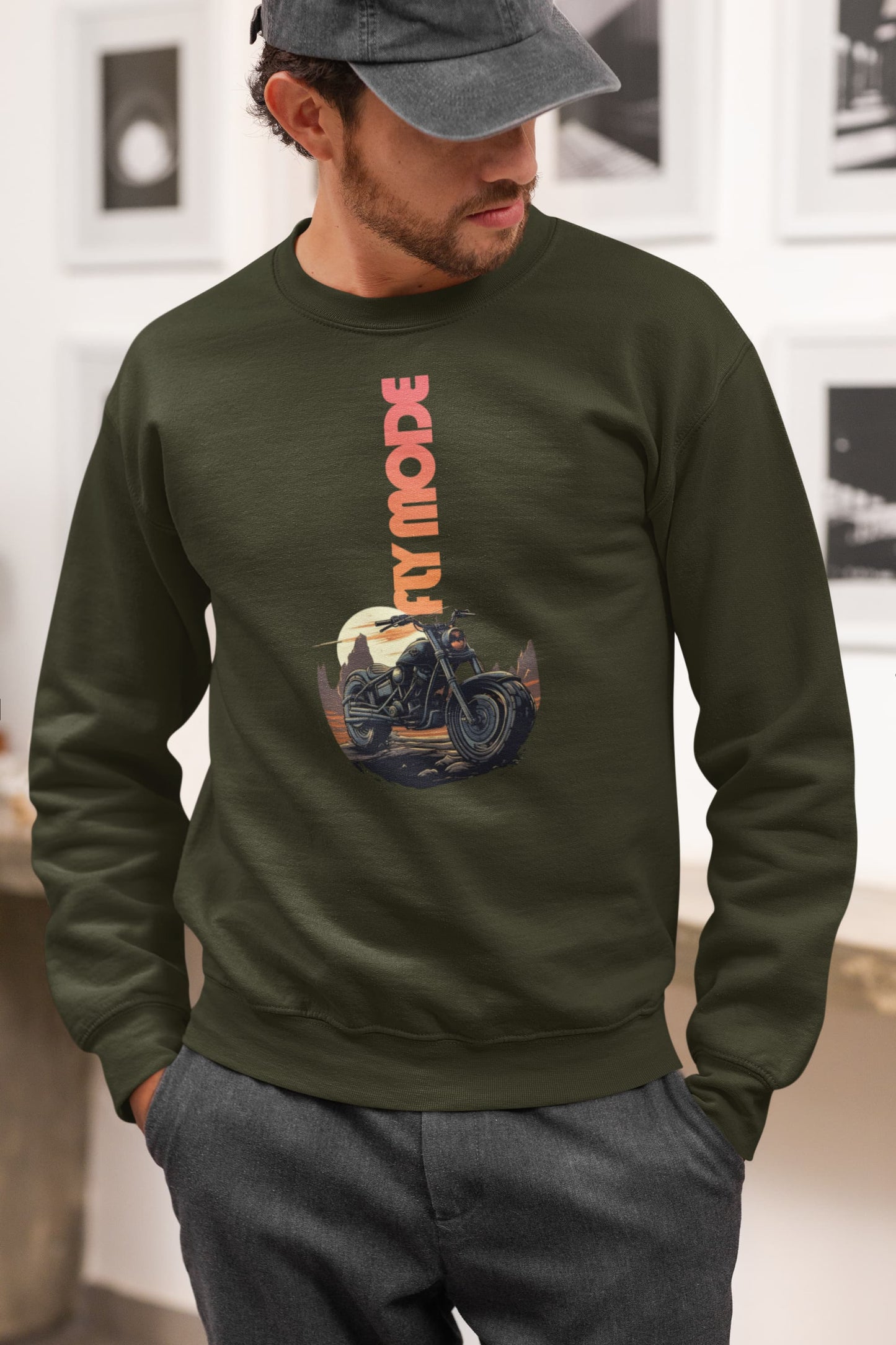 Fly Mode - Men's Printed Sweatshirt