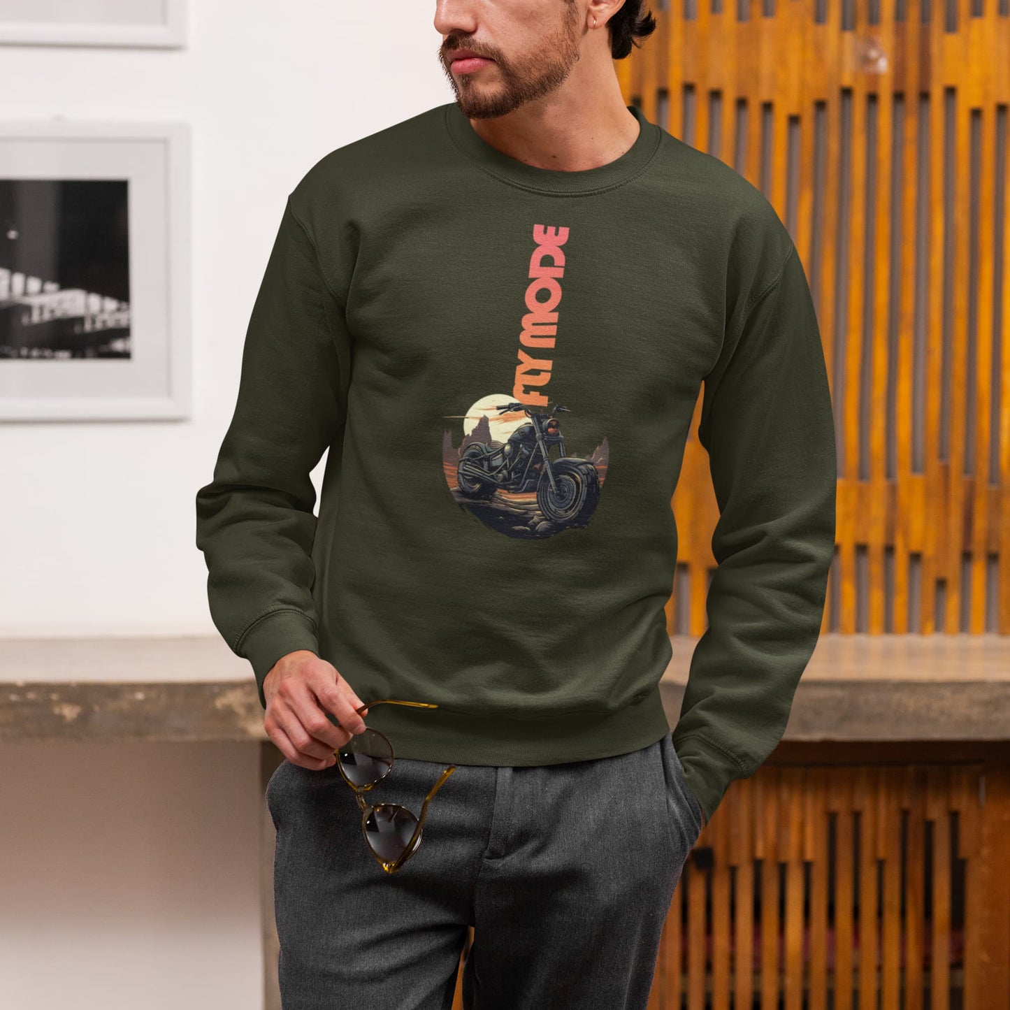 Fly Mode - Men's Printed Sweatshirt