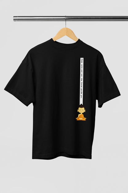 Keep Calm Buddha - Men's Oversized Classic T-Shirt