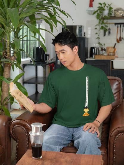 Keep Calm Buddha - Men's Oversized Classic T-Shirt