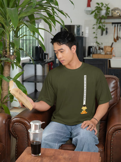 Keep Calm Buddha - Men's Oversized Classic T-Shirt