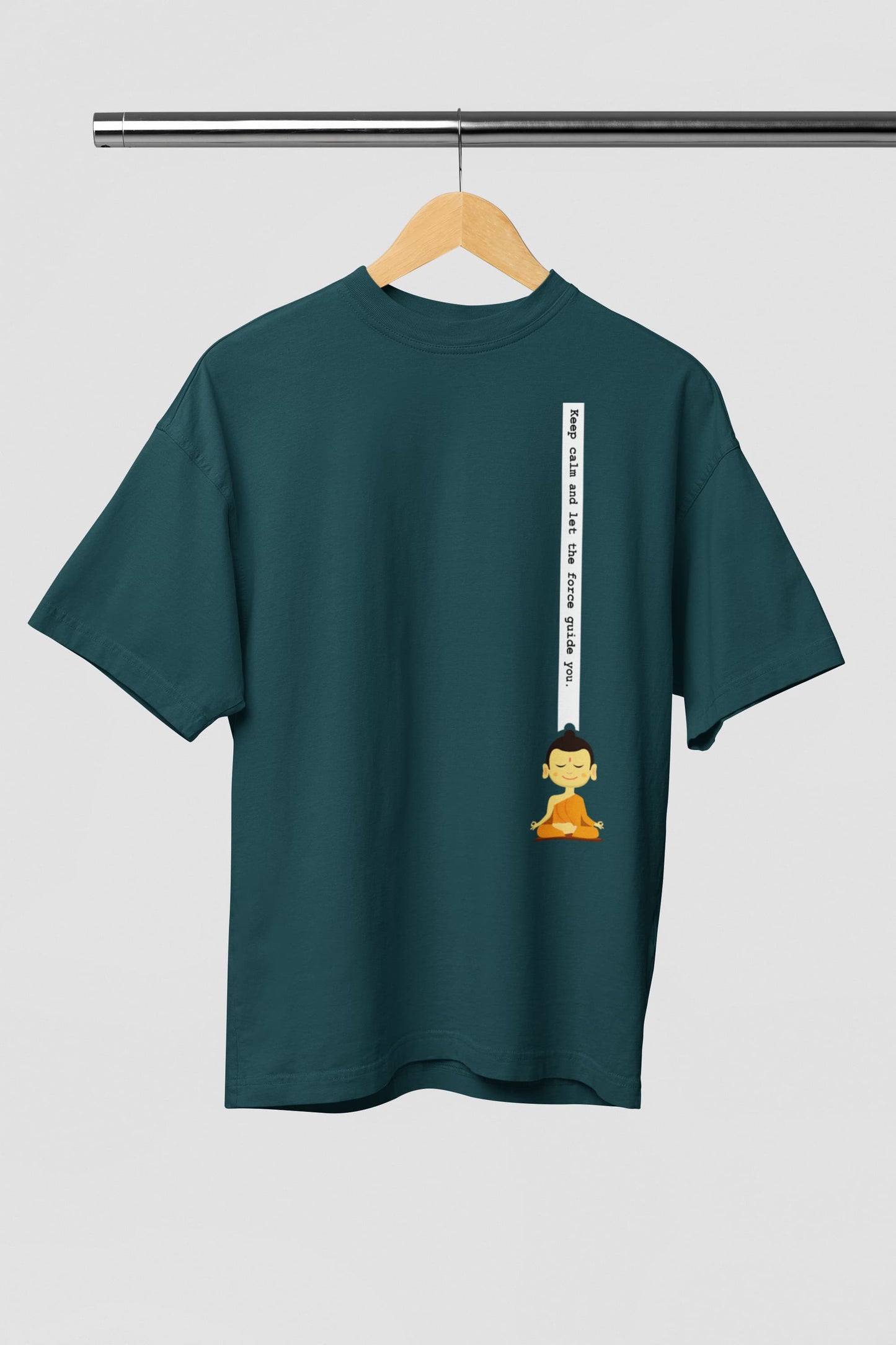 Keep Calm Buddha - Men's Oversized Classic T-Shirt