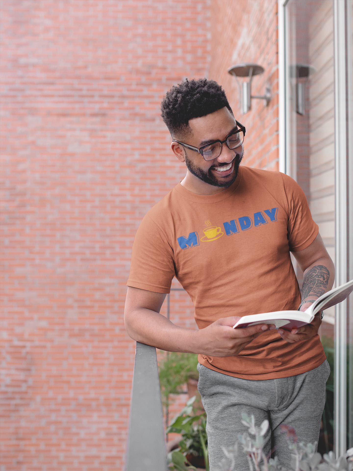 Monday - Men Round Neck Half Sleeve T-Shirt