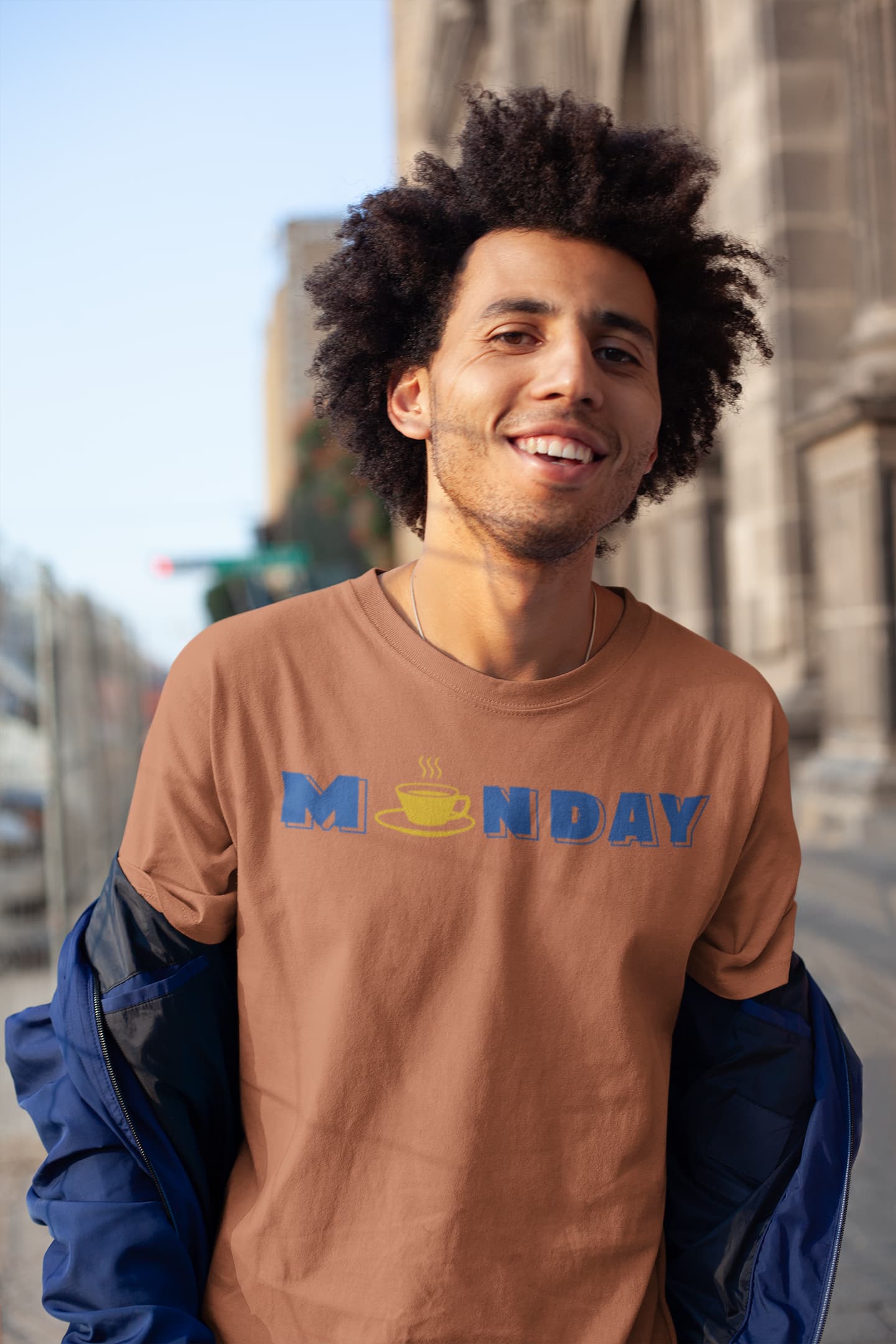 Monday - Men Round Neck Half Sleeve T-Shirt