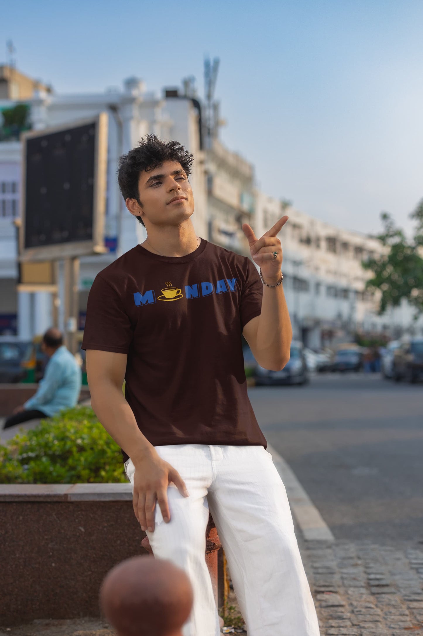 Monday - Men Round Neck Half Sleeve T-Shirt