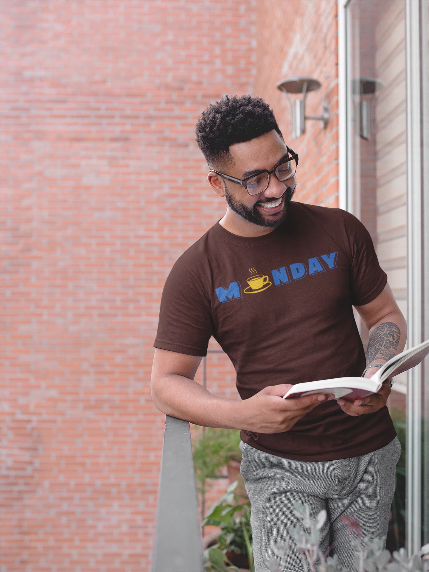 Monday - Men Round Neck Half Sleeve T-Shirt