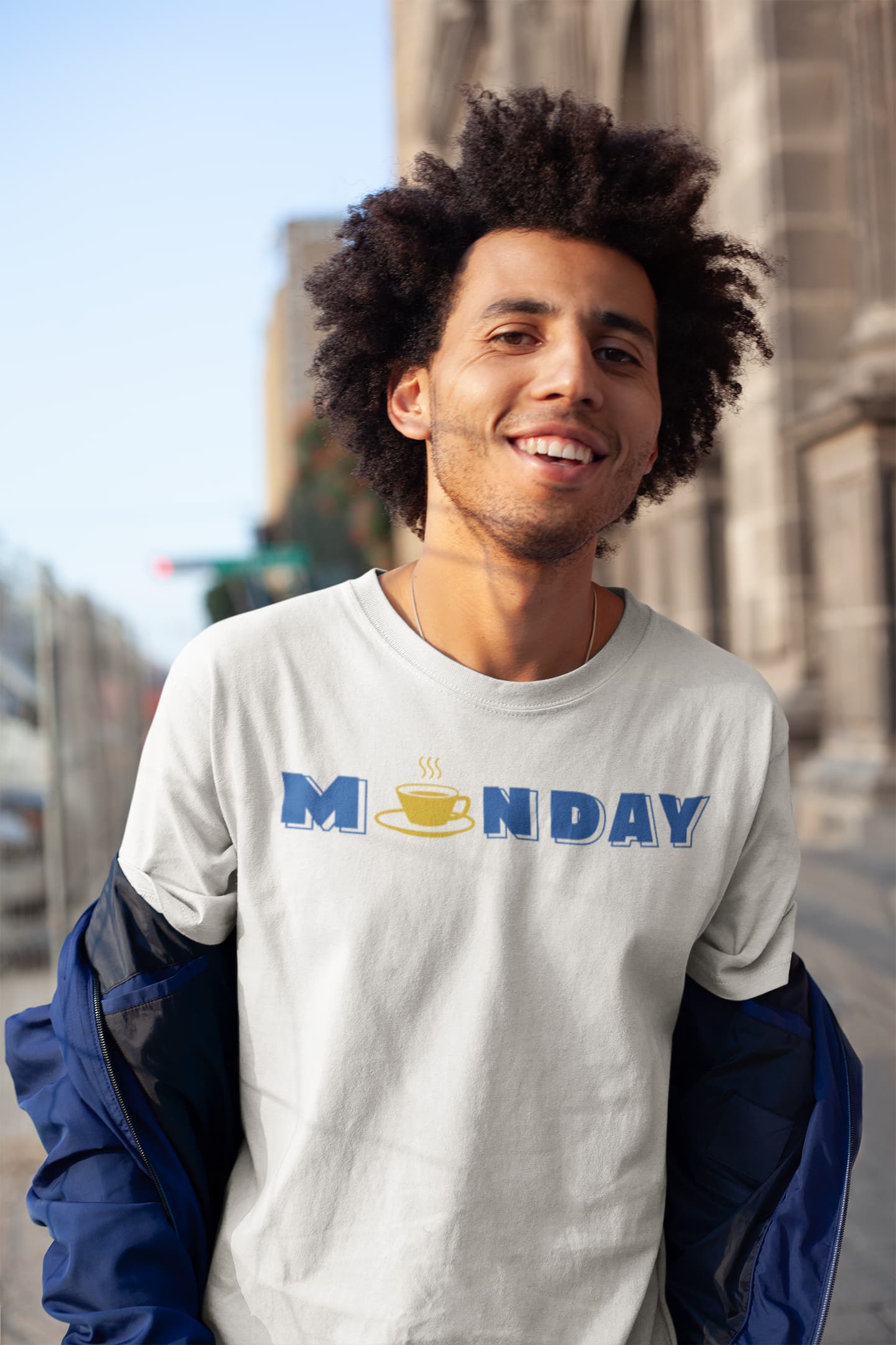 Monday - Men Round Neck Half Sleeve T-Shirt