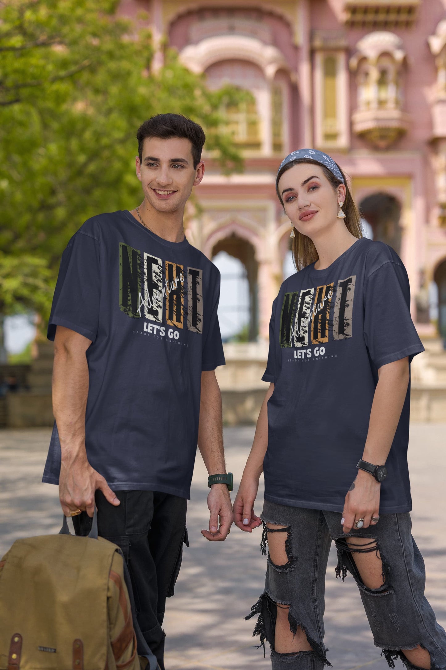 Next Adventure - Unisex Graphics Oversized Classic T-Shirt