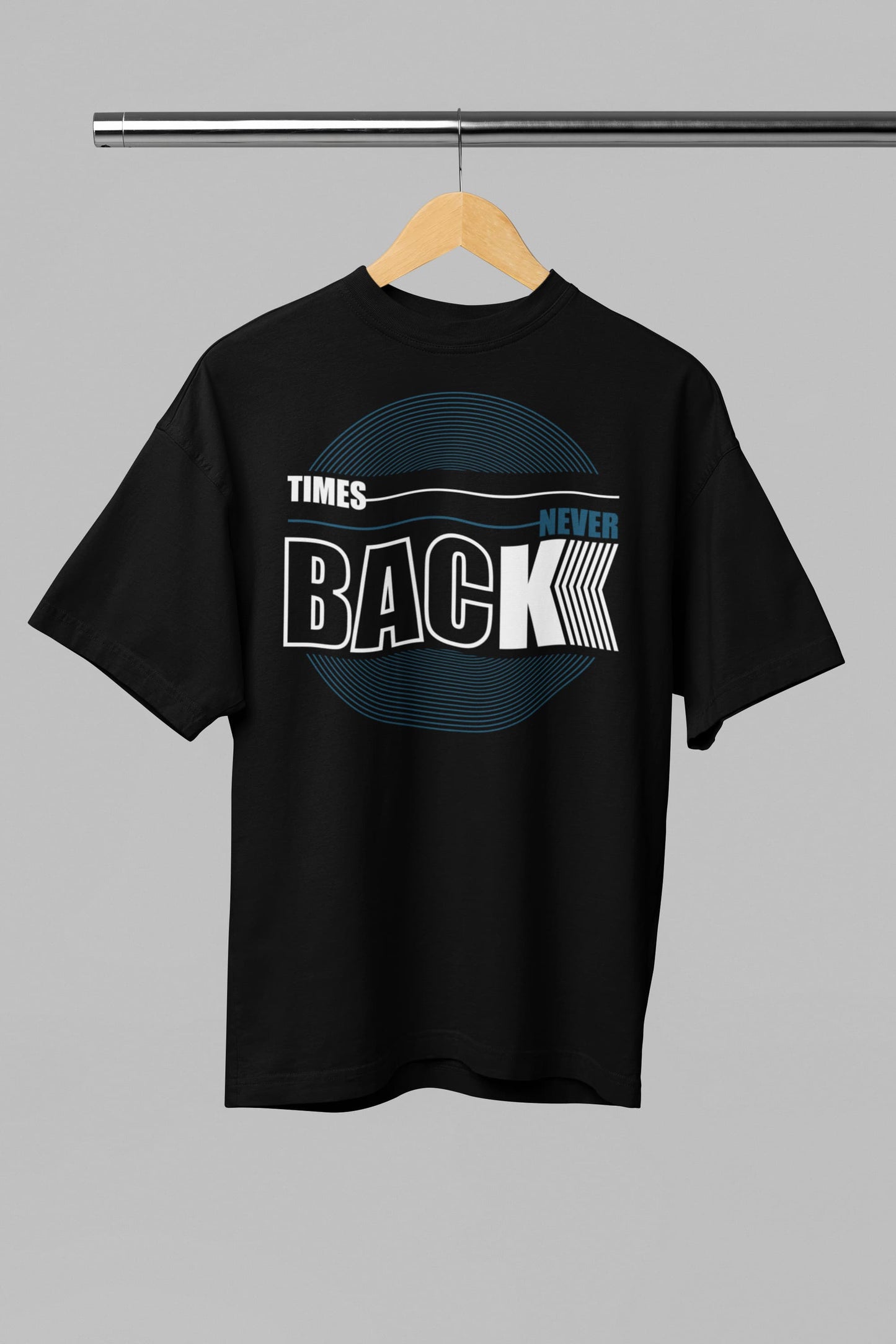 Time Never Back - Unisex Graphics Oversized Classic T-Shirt