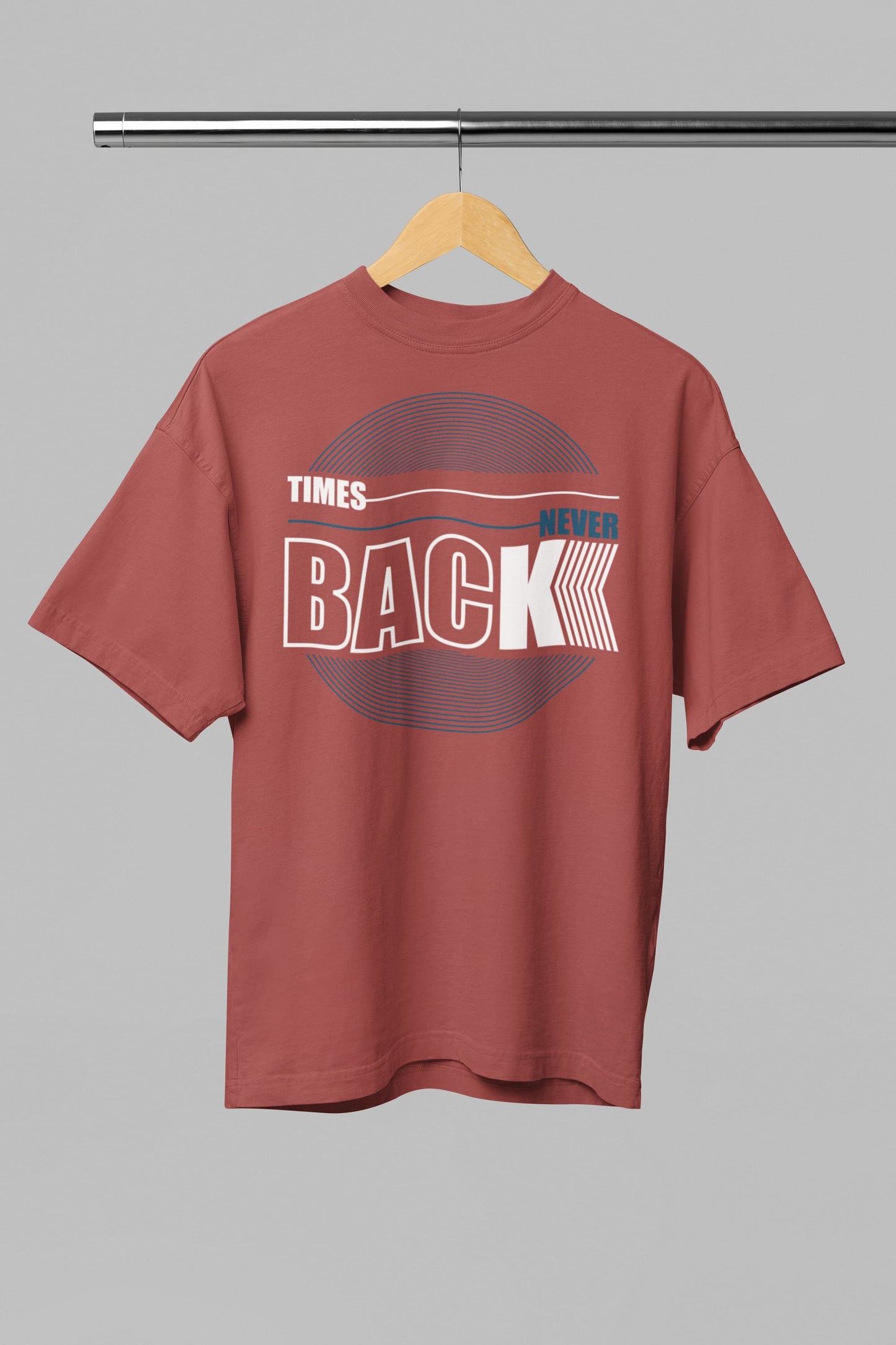 Time Never Back - Unisex Graphics Oversized Classic T-Shirt