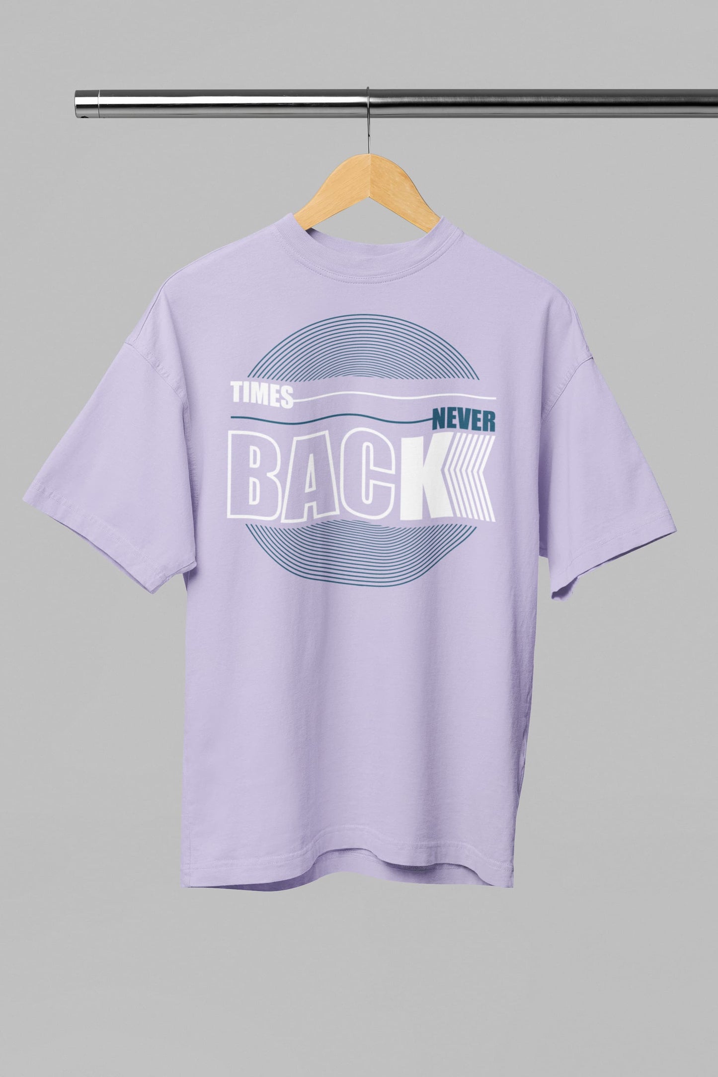 Time Never Back - Unisex Graphics Oversized Classic T-Shirt