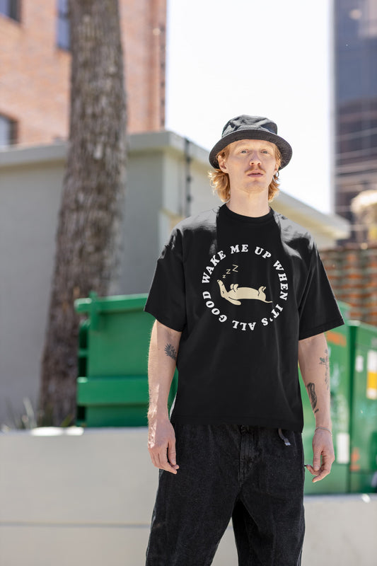 Wake Me Up - Men's Oversized Standard T-Shirt