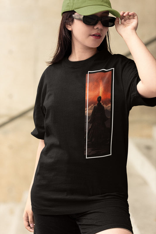 Japanese Women Samurai Anime - Women's Oversized Classic T-Shirt